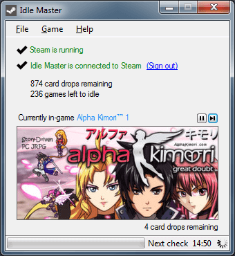Первый скриншот Idle Master